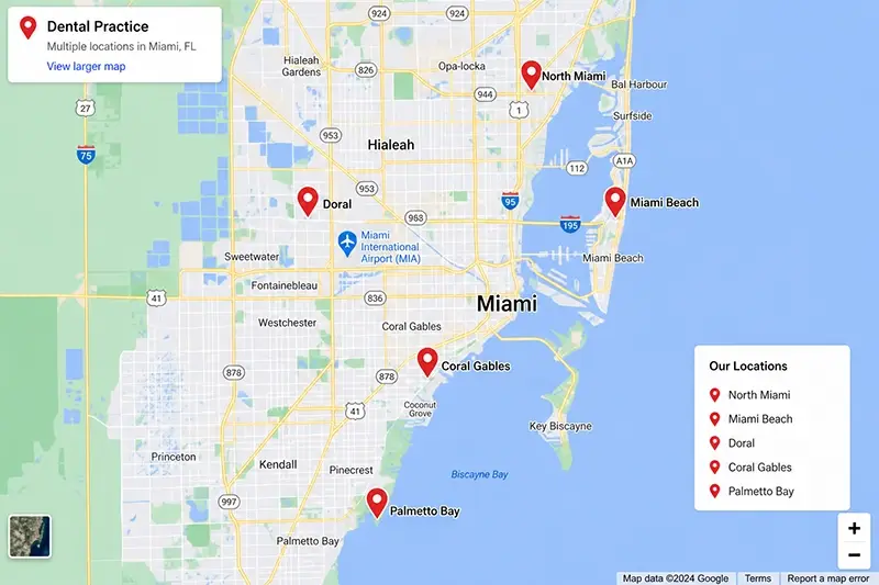 Google Map Local Dental Office